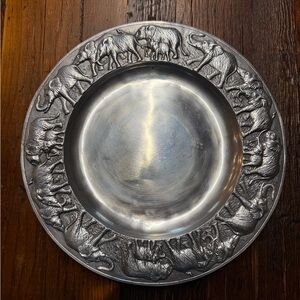 1987 Arthur Court Elephant Serving Platter